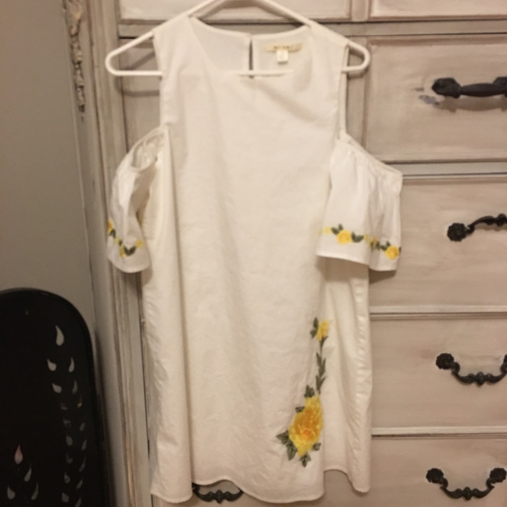 Crisp white Easter dress